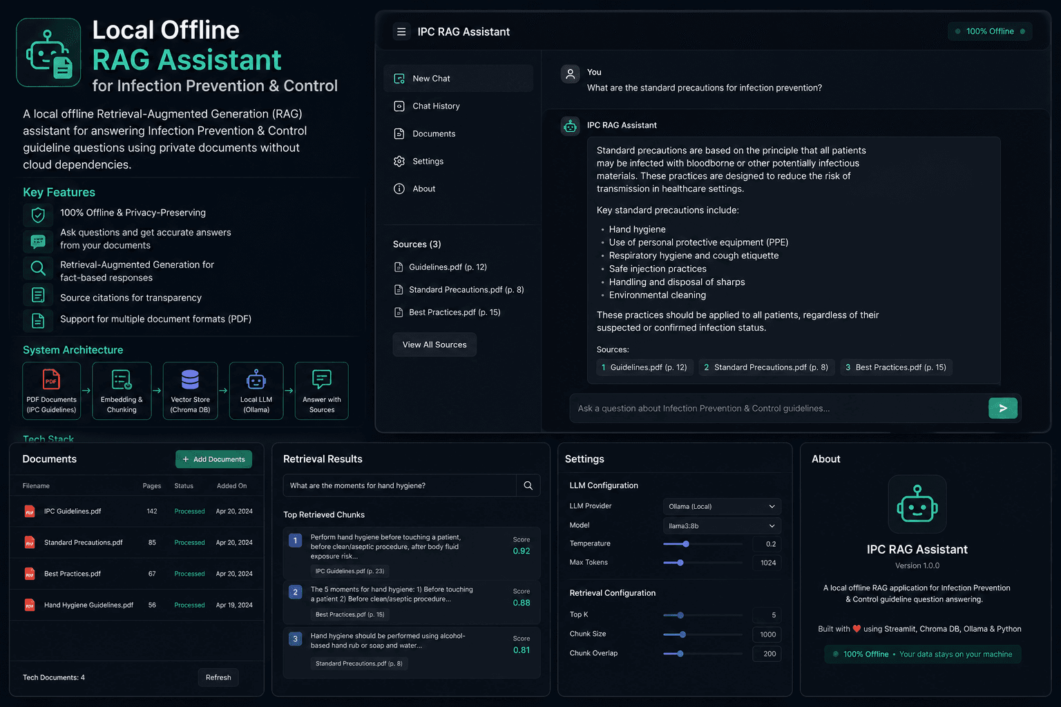 Local Offline RAG Assistant preview